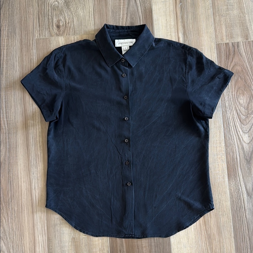 100% Silk Button Up Shirt